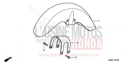 KOTFLUEGEL, VORNE VT125CY de 2000